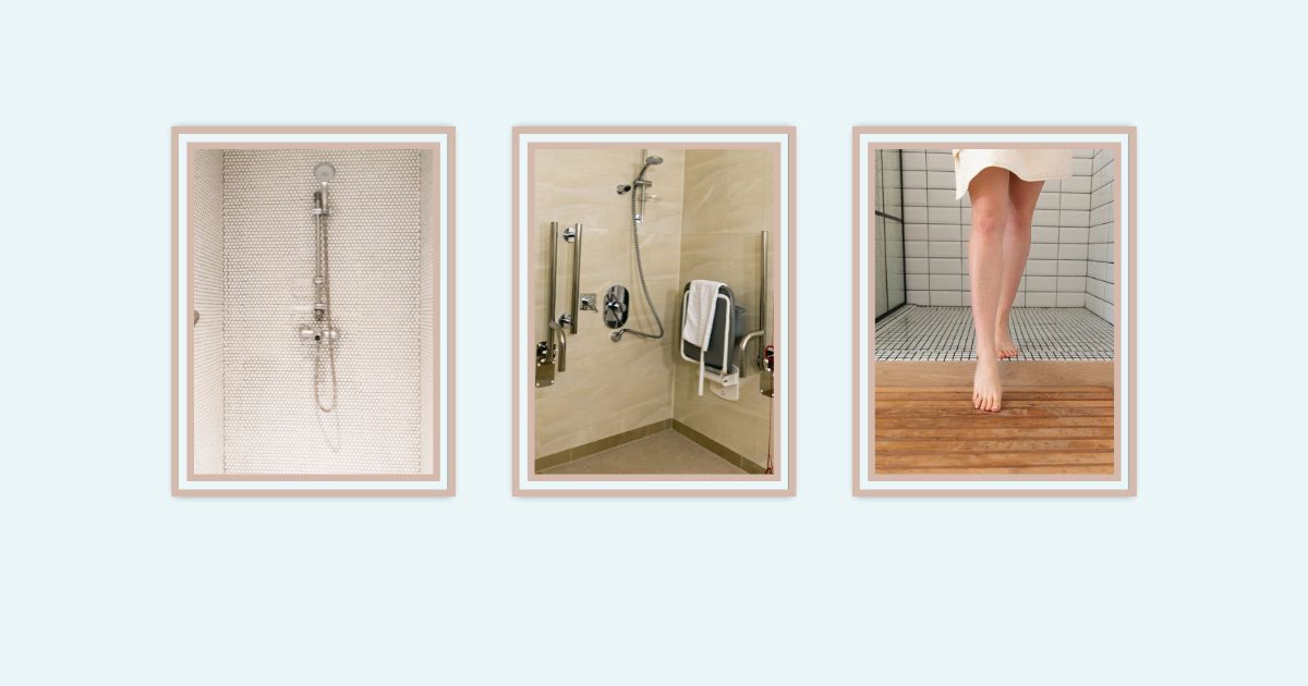 Moveable Seat Options in Walk In Showers